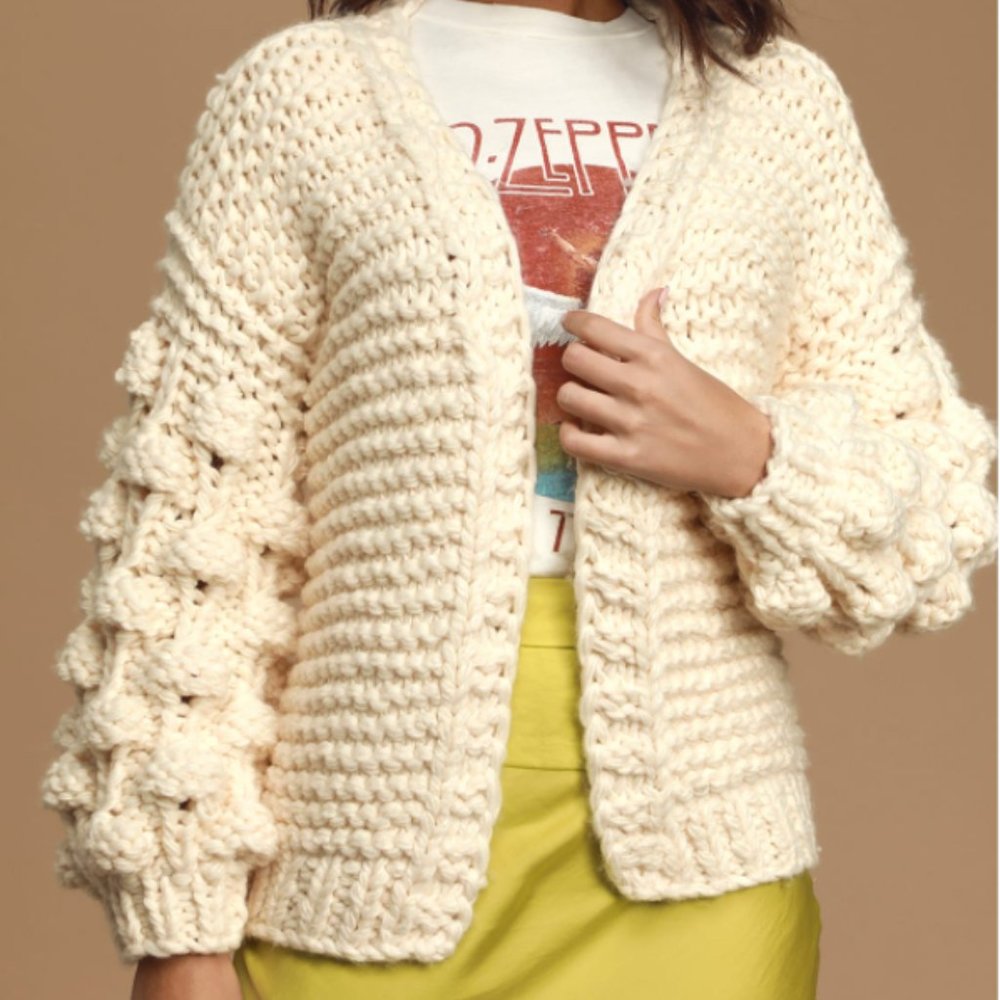 Fluffy Cardigan by Lulus